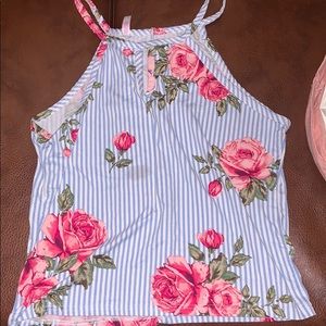 Floral tank top